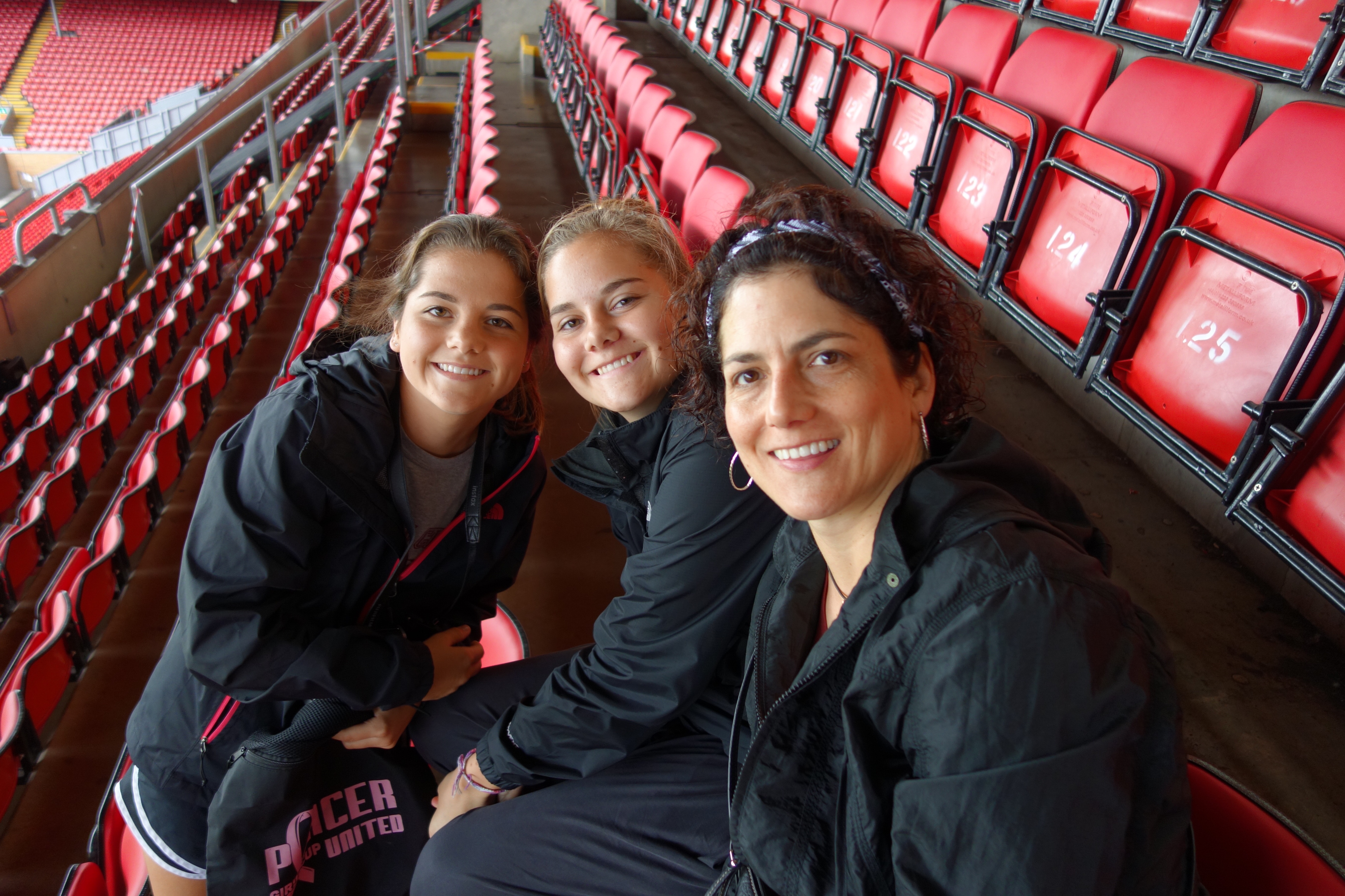 Photo: In the stands at Anfield (home of Liverpool Football Club)