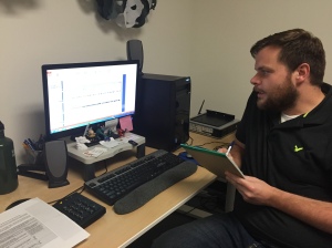 Image: Patrick Fodell, Training Institute Coordinator, working on a webinar for the Pro Bono Training Institute.