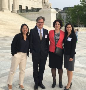 IMAGE: M. Nalani Fujimori Kaina, Mark O'Brien, Phong Wong, and Julia R. Wilson after the White House Forum on April 19, 2016.